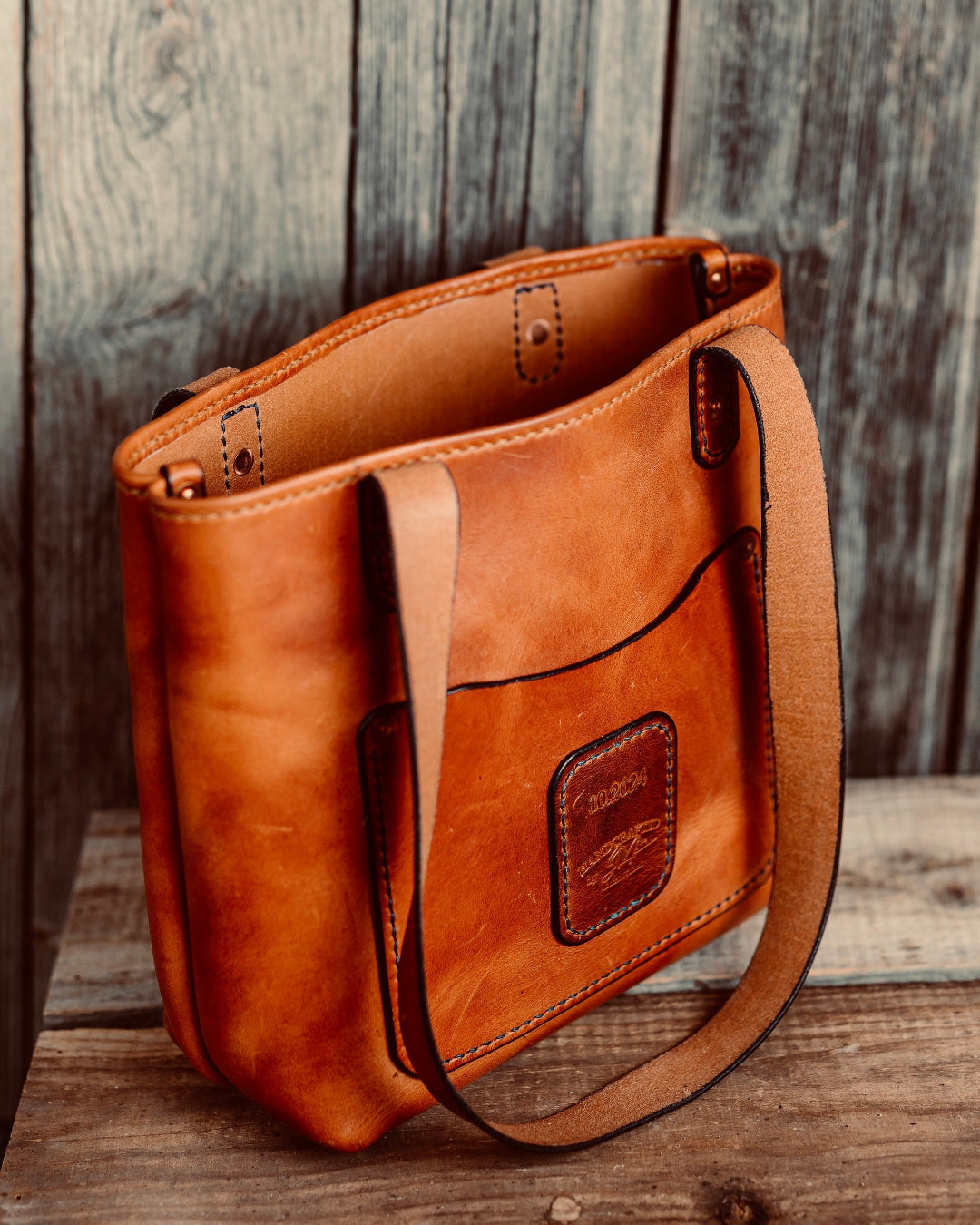 ”Freya” – Premium Handmade Leather Tote Bag