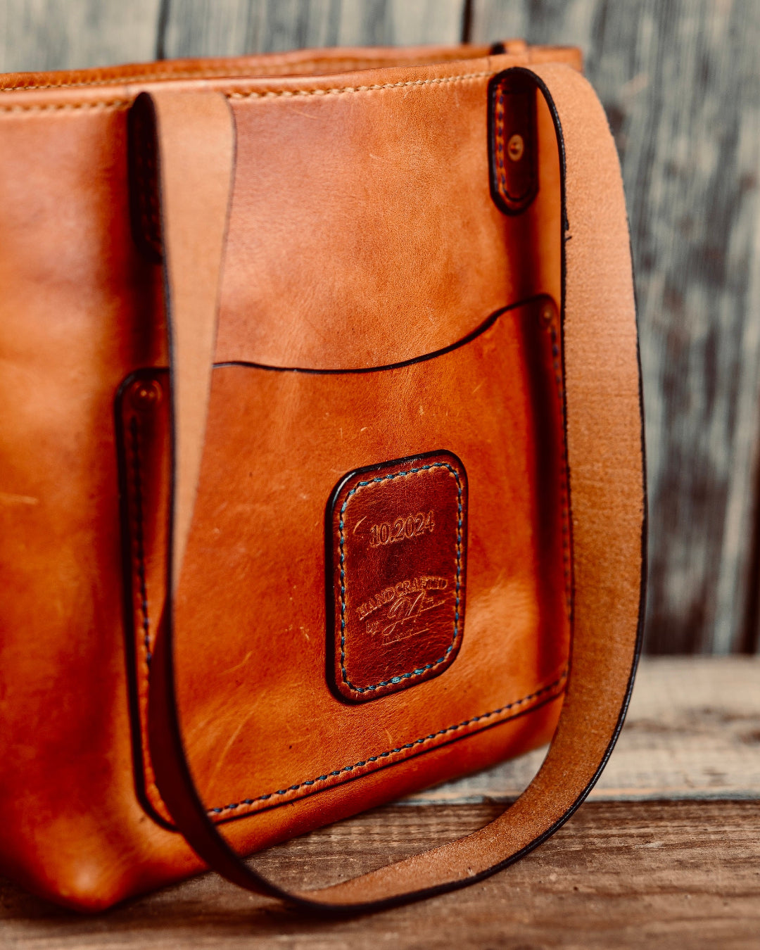 ”Freya” – Premium Handmade Leather Tote Bag