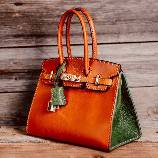 ”Sigrid Ember” – Premium Handmade Leather Handbag